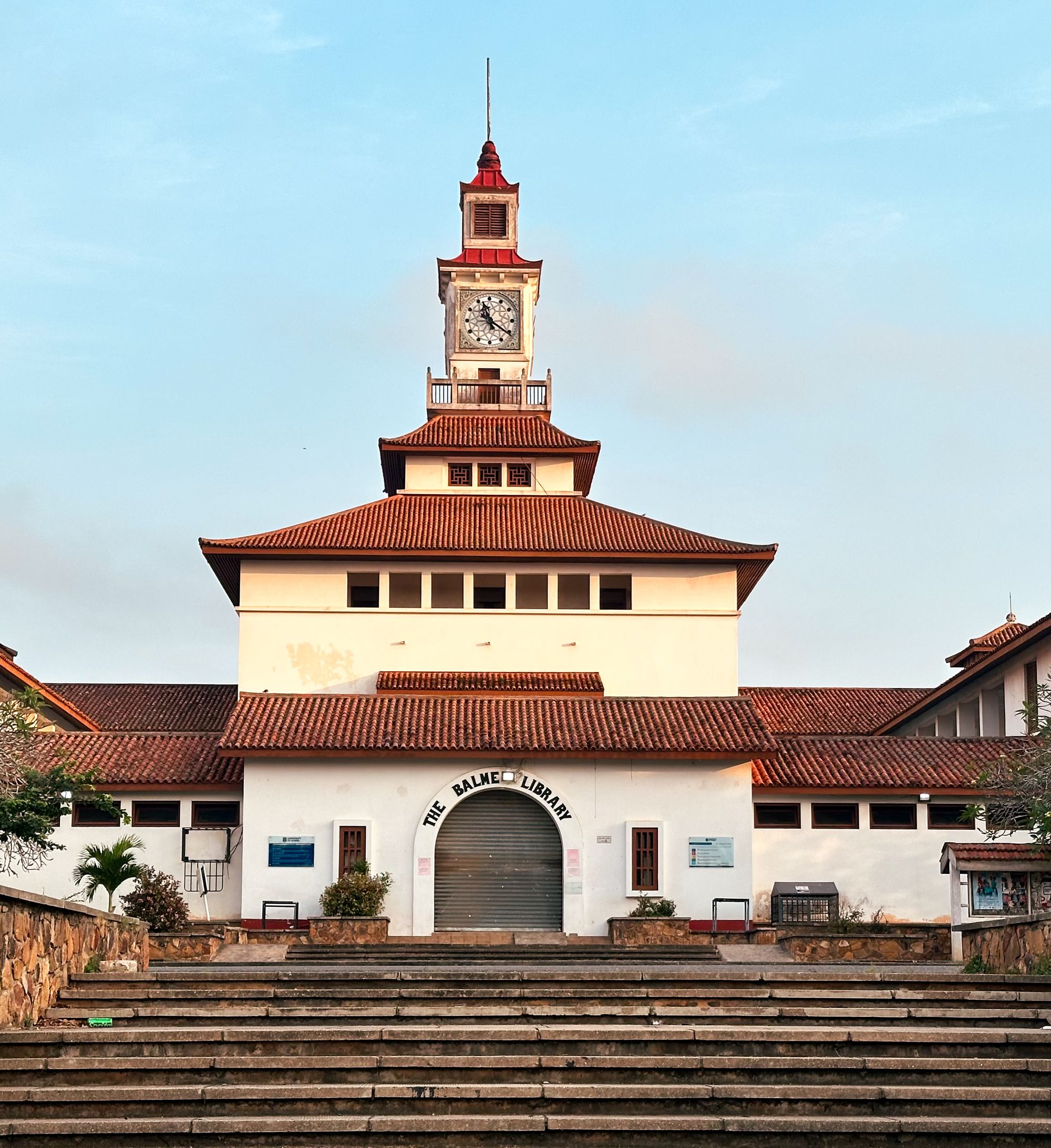 Historic Balme Library at the University of Ghana in Accra